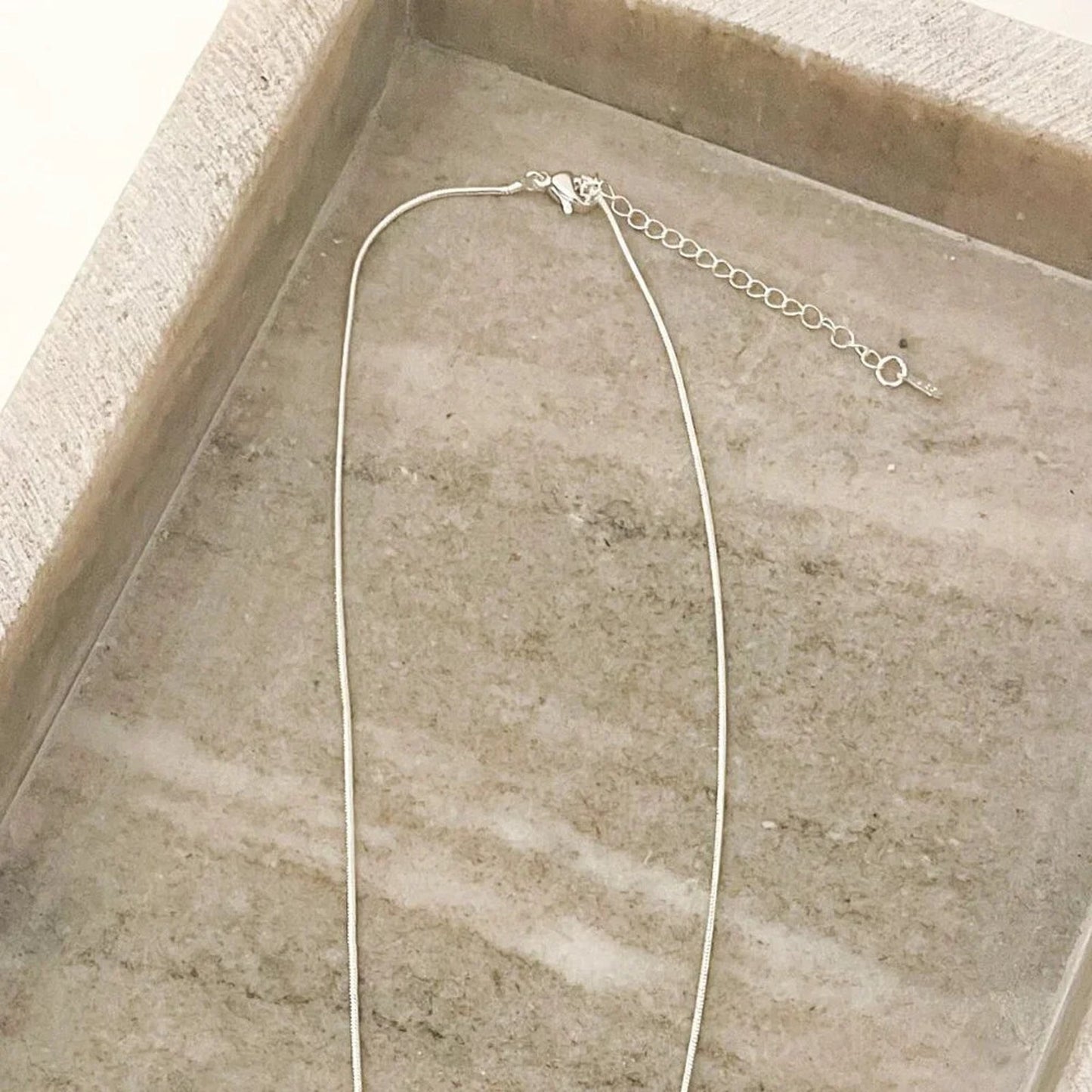 925 Sterling Silver Dainty Knot Necklace Tie Necklace Minimalist Bead Necklace