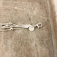 925 Sterling Silver Multi Layer Bead Bracelet Minimalist Stacking Bracelet