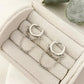 925 Sterling Silver Huggie Earrings Dangle Chain Earrings Small Hoops Huggies