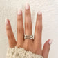 925 Sterling Silver Bar Ring Minimalist Ring Double Bar Ring Dainty Ring Band
