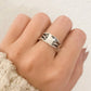 925 Sterling Silver Lace Up Ring Criss Cross Ring Modern Minimalist Ring