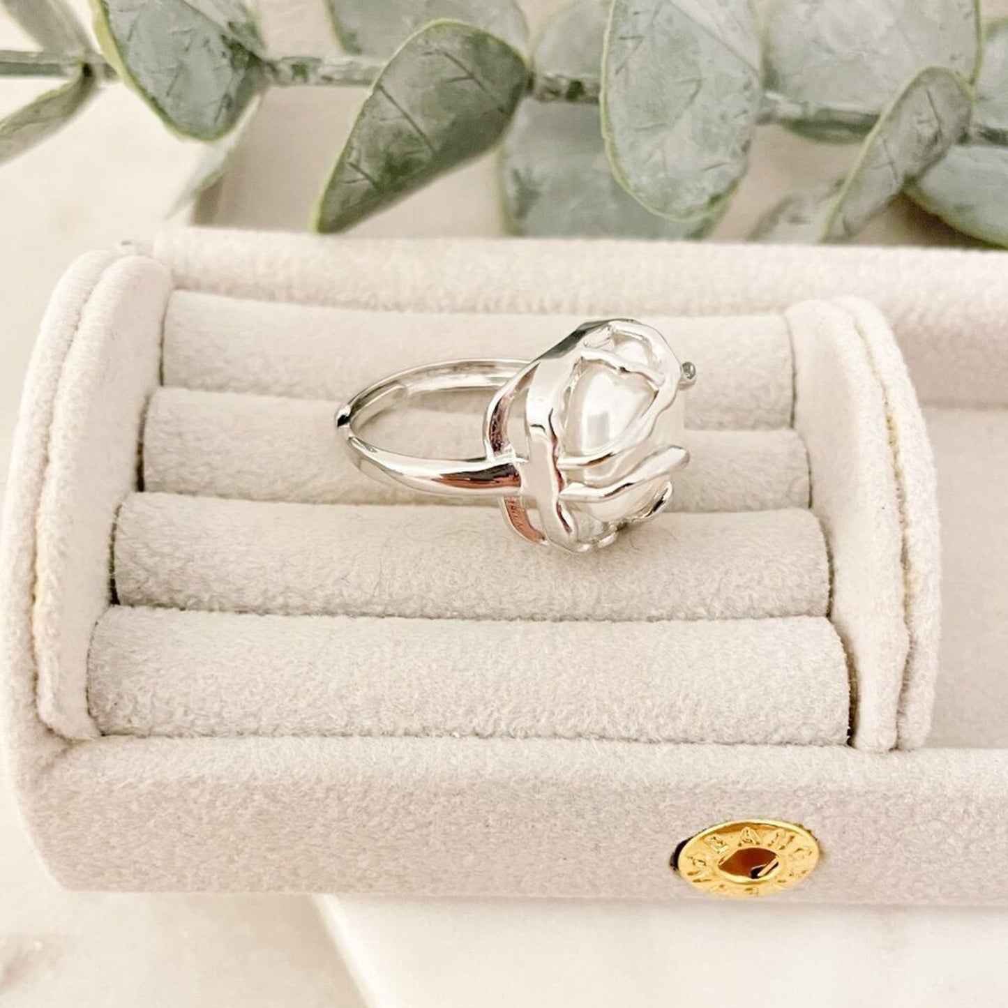 925 Sterling Silver Chunky Ring Square Boho Silver Statement Ring Unique Ring