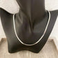 925 Sterling Silver Snake Chain Necklace Herringbone Necklace Chain 4 MM