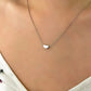 925 Sterling Silver Bean Necklace Pea Pendant Chain Necklace