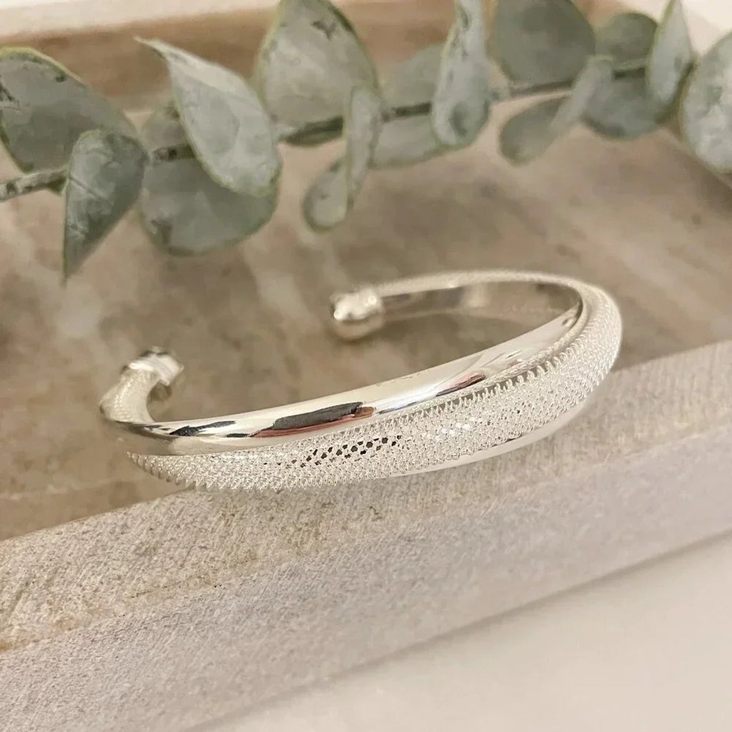 925 Sterling Silver Cuff Bracelet Large Statement Bracelet Silver Cuff Bangle