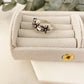925 Sterling Silver Vintage Flower Ring Dainty Minimalist Ring