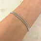 925 Sterling Silver Triple Layer Circle Bracelet Dainty Bracelet