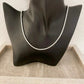 925 Sterling Silver Thin Snake Chain Necklace Snake Chain 3 MM Stackable Chain