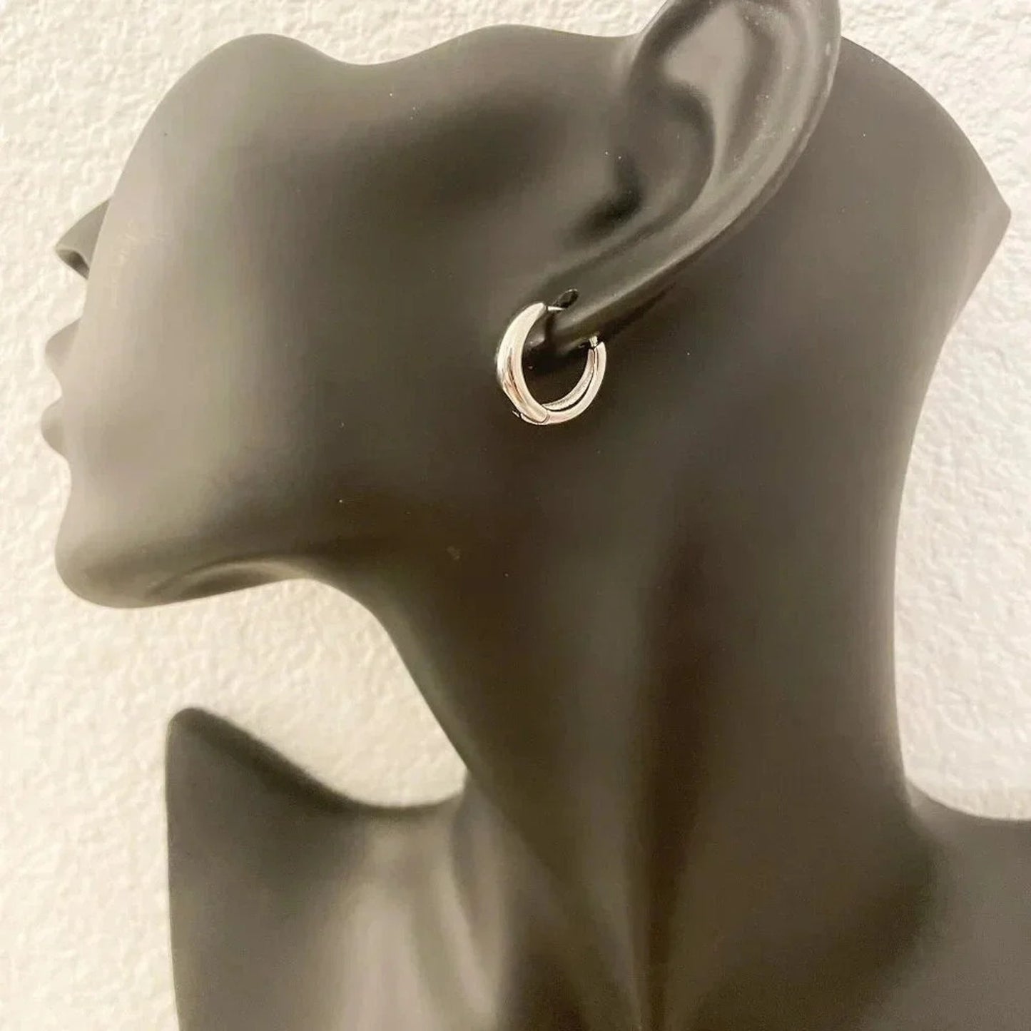 925 Sterling Silver Small Hoop Earrings Small Huggies Minimalist Hoop Earrings