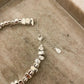 925 Sterling Silver Chunky Bead Necklace Stone Necklace Statement Necklace