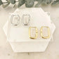 925 Sterling Silver Chunky Hoop Earrings Thick Large Huggie Earrings