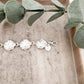925 Sterling Silver Flower Chain Link Bracelet