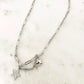 925 Sterling Silver Star Chain Link Necklace Dangle Chain Vintage Necklace