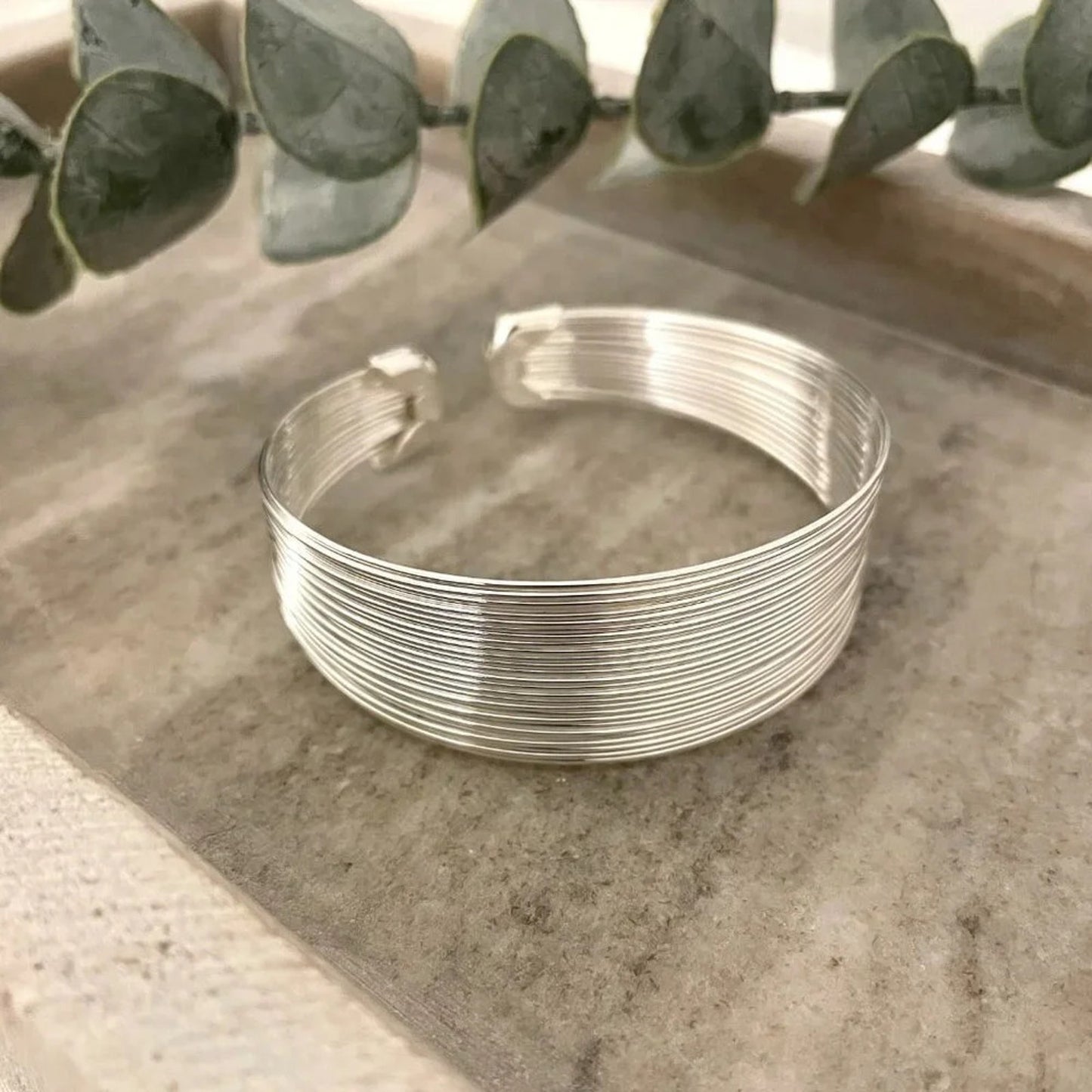 925 Sterling Silver Thick Bracelet Wide Large Cuff Bracelet Bangle Bracelet