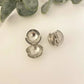 925 Sterling Silver Matte Ball Earrings Sphere Round Huggie Earrings
