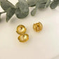 925 Sterling Silver Matte Ball Earrings Sphere Round Huggie Earrings