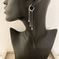 925 Sterling Silver Star Huggie Earrings Dangle Star Drop Earrings Hoop Huggies