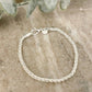 925 Sterling Silver Dainty Twist Chain Bracelet Stackable Chain Bracelet