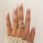 925 Sterling Silver Big Knot Statement Ring Dainty Adjustable Ring Twist Ring