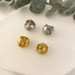 925 Sterling Silver Matte Ball Earrings Sphere Round Huggie Earrings