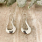 925 Sterling Silver Paperclip Earrings Statement Earrings Safety Pin Earrings