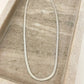 925 Sterling Silver Snake Chain Necklace Herringbone Necklace Chain 4 MM