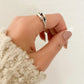 925 Sterling Silver Dainty Wrap Ring Minimalist Ring Twist Ring Buckle Ring