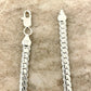 925 Sterling Silver Snake Chain Necklace Herringbone Necklace Chain 6 MM
