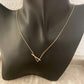 925 Sterling Silver V Necklace V-Shaped Necklace Geometric Bar Necklace
