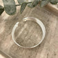 925 Sterling Silver Thick Bracelet Wide Large Cuff Bracelet Bangle Bracelet