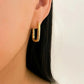 925 Sterling Silver Chunky Hoop Earrings Thick Large Huggie Earrings