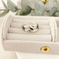 925 Sterling Silver Dainty Wrap Ring Minimalist Ring Twist Ring Buckle Ring