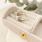 925 Sterling Silver Bar Ring Minimalist Ring Double Bar Ring Dainty Ring Band
