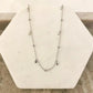 925 Sterling Silver Dainty Bead Necklace Satellite Chain Choker Necklace