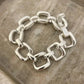 925 Sterling Silver Chunky Chain Link Bracelet Silver Large Link Bracelet