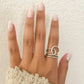 925 Sterling Silver Big Knot Statement Ring Dainty Adjustable Ring Twist Ring