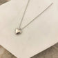 925 Sterling Silver Heart Pendant Necklace Dainty Minimalist Necklace