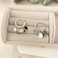 925 Sterling Silver Coin Huggie Earrings Dangle Coin Hoop Earrings Small Hoops