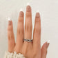 925 Sterling Silver Minimalist Ring Chain Link Ring Modern Ring Band