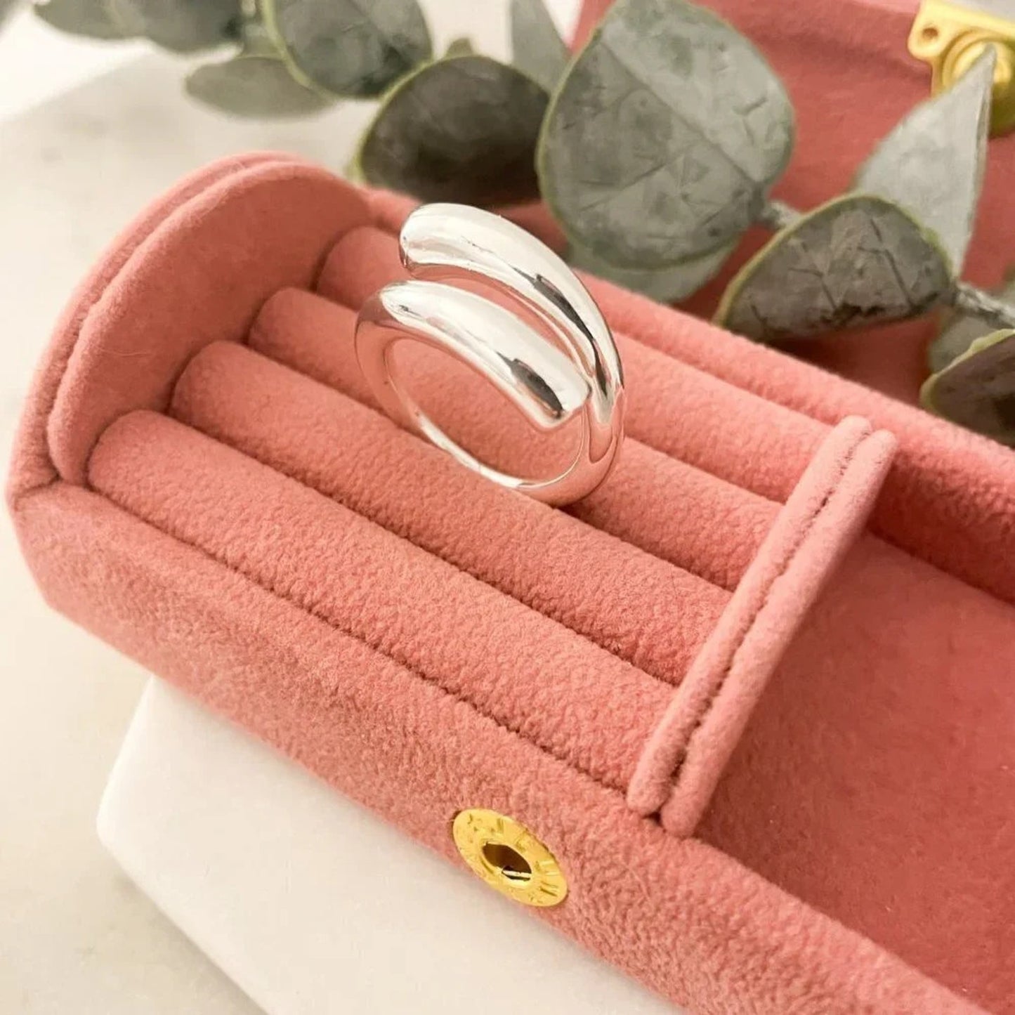 925 Sterling Silver Chunky Ring Bar Ring Thick Ring Bold Ring Statement Ring