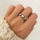 925 Sterling Silver Heart Ring Band Dainty Ring Minimalist Ring Silver Heart