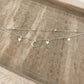 925 Sterling Silver Multi-Layer Bracelet Dainty Moon and Star Bracelet