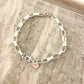 925 Sterling Silver Box Chain Bracelet Link Bracelet 8 inch Bracelet