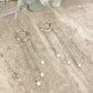 925 Sterling Silver Star Huggie Earrings Dangle Star Drop Earrings Hoop Huggies