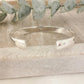 925 Sterling Silver Chunky Bangle Bracelet Classic Sterling Silver Bangle