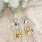 925 Sterling Silver Coin Huggie Earrings Dangle Coin Hoop Earrings Small Hoops