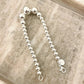 925 Sterling Silver Bead Bracelet Ball Bracelet Large Round Bracelet
