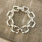 925 Sterling Silver Chunky Chain Link Bracelet Silver Large Link Bracelet