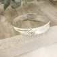 925 Sterling Silver Feather Wrap Bracelet Chunky Wide Large Statement Bracelet