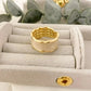 925 Sterling Silver Gold Ring Wavy Modern Ring Geometric Ring Band